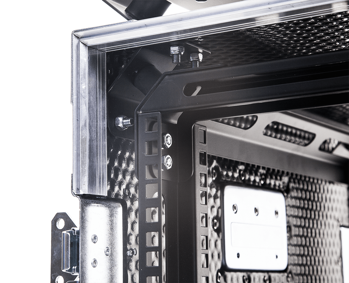 Shock-Mounted 19" Server Rack Flight Cases