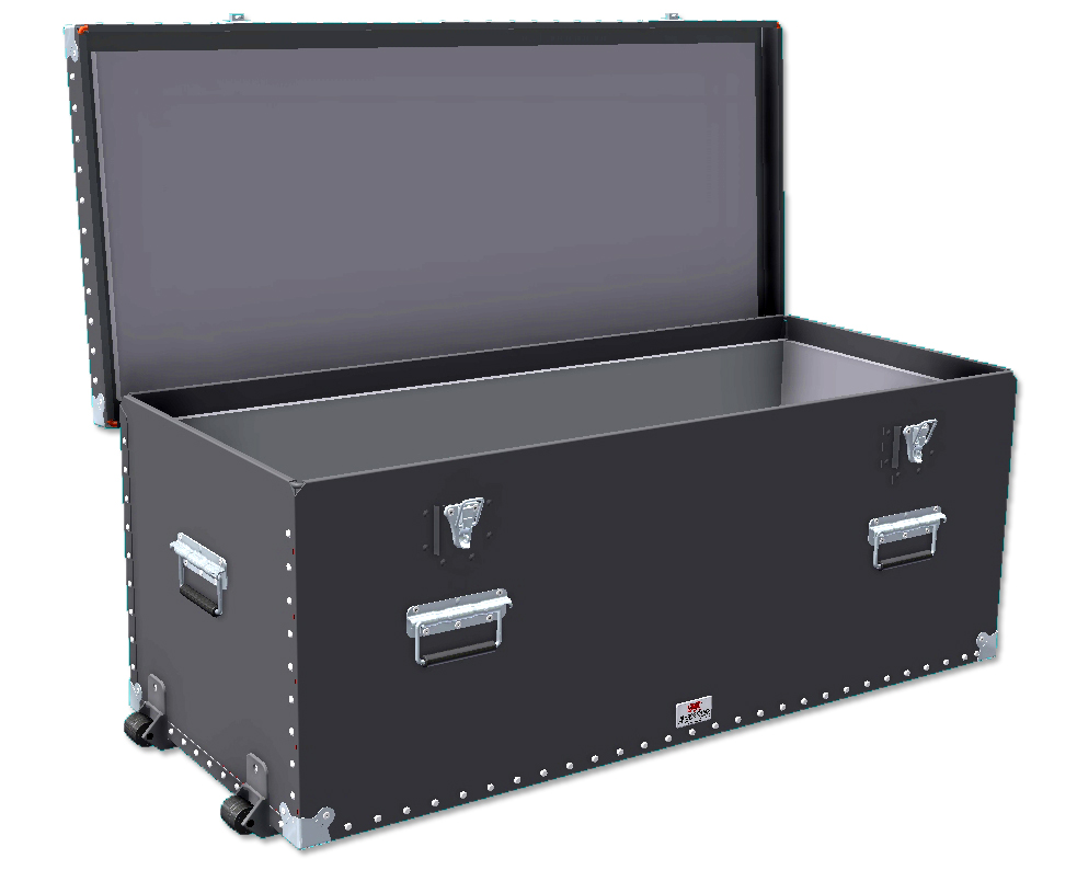 Image of Poly Coffin with Hinged Lid